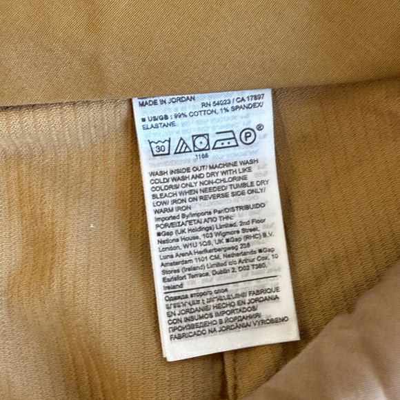 NWOT Banana Republic High Rise Wide Leg Pleated Corduroy Trousers Sz 12 - Picture 7 of 10